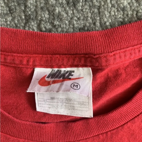 Vintage Nike T-Shirt Shirt - Red Men’s M - VERY RARE - Great Condition - Picture 3 of 5